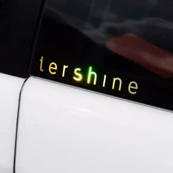 Tershine Utskuren dekal - Holografisk 12 cm