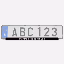 Tershine Regskyltslist