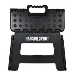 HS Stallpall Ihopfällbar Svart