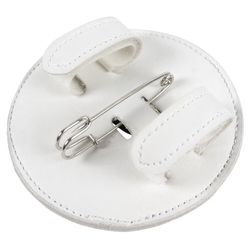 HS Nummerlapp Rund 3-siffror vit