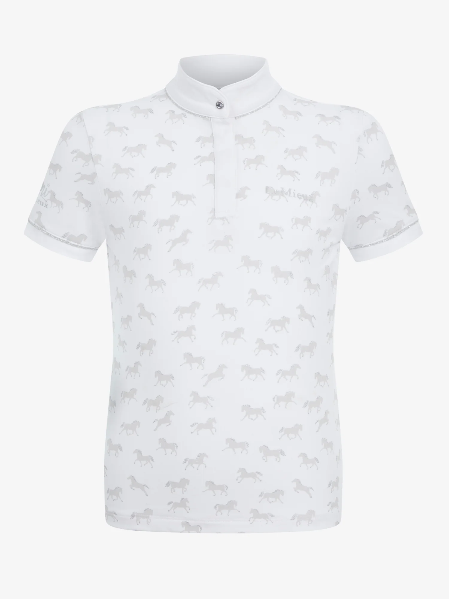 LeMieux CORE Mini Bella Show Shirt White/Ponies