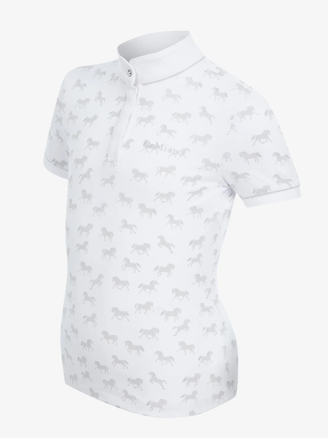 LeMieux CORE Mini Bella Show Shirt White/Ponies