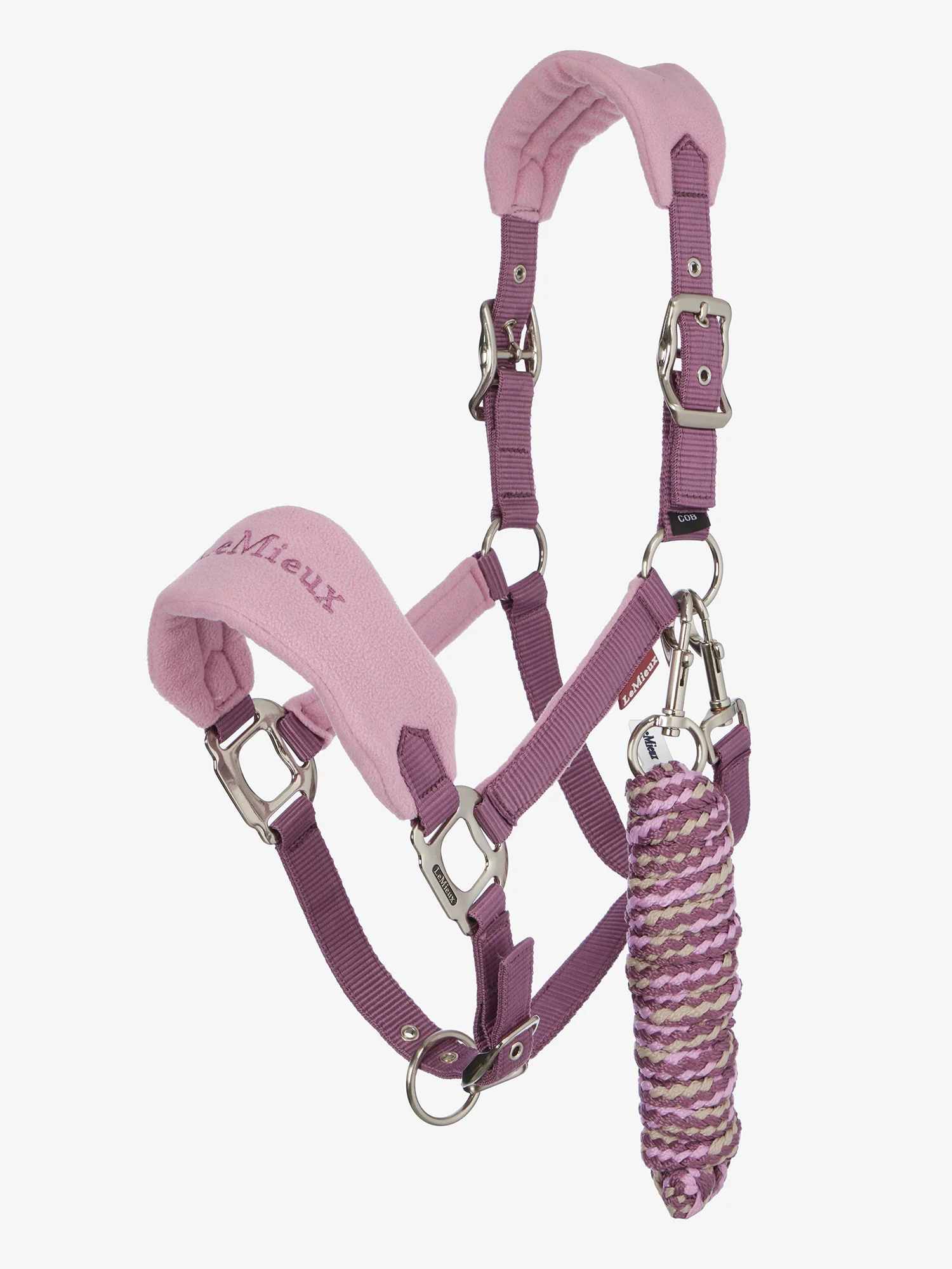LeMieux SS26 Vogue Headcollar & Leadrope Mallow