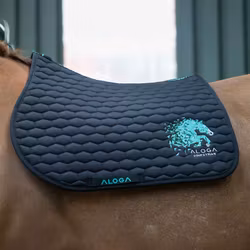 Aloga Hoppschabrak med logo