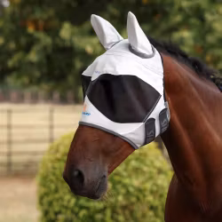 Shires FlyGuard Sun Shade Flughuva, White