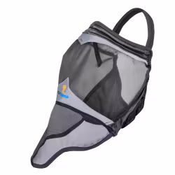 Shires FlyGuard Fine Mesh Flughuva med Nos, Black/JET