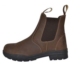 HS Jodhpurs Läder med stålhätta brun