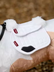 LeMiuex Toy Pony Merino Half Pad White
