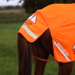 EQUI-FLECTOR® Mesh Reflex Ländtäcke, Orange
