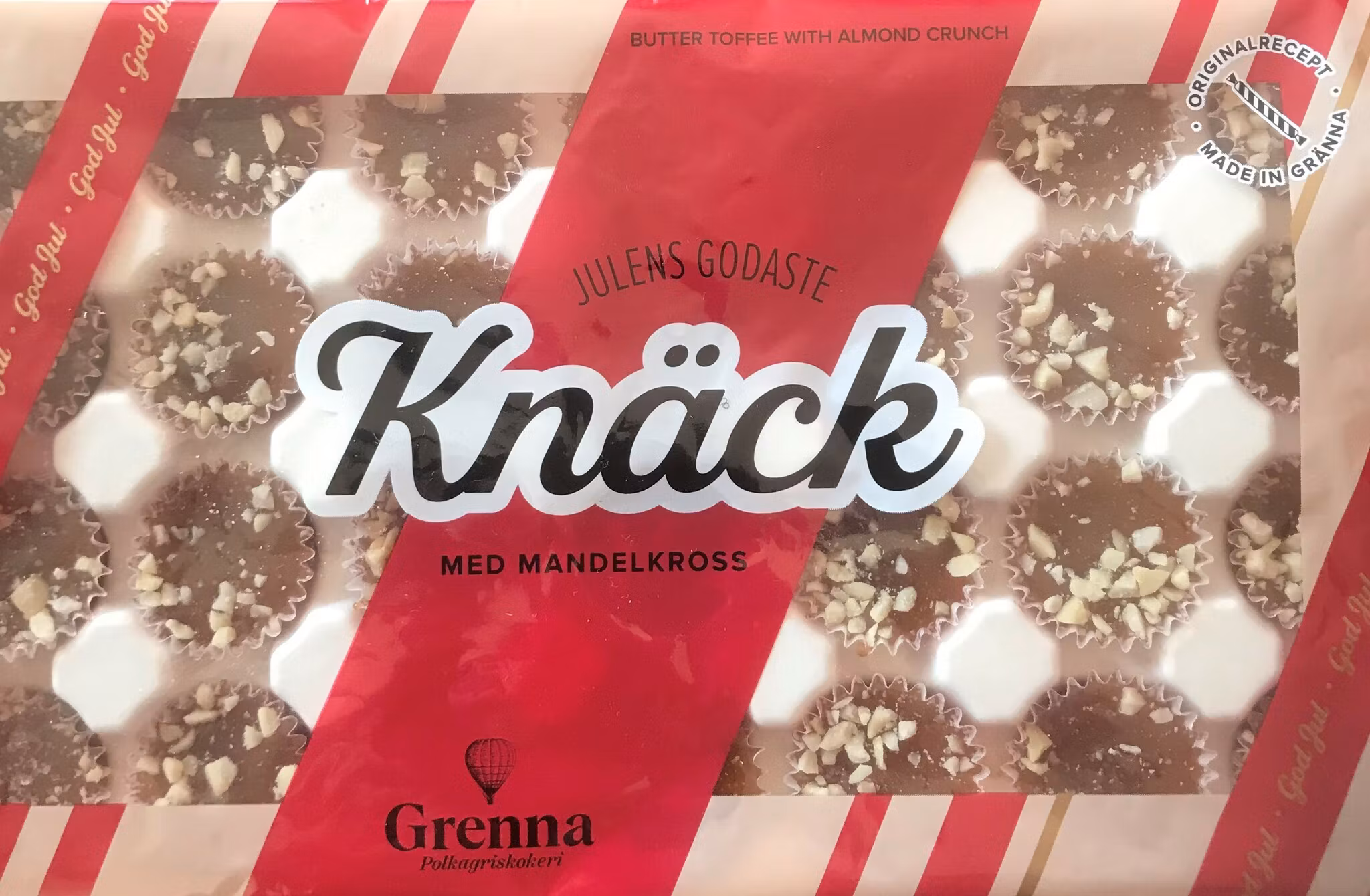 Knäck med mandelkross