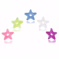 5-pack glow in dark donut stjärnor