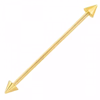 Guldfärgad industrial med konor