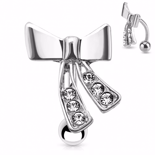 Omvänd navelpiercing rosett