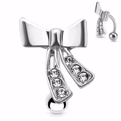 Omvänd navelpiercing rosett