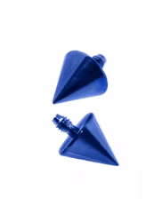 Dermal Anchor topp, blå kona