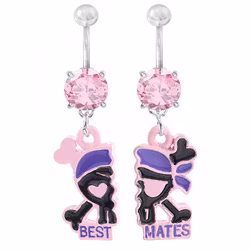 Best Mates navelsmycke