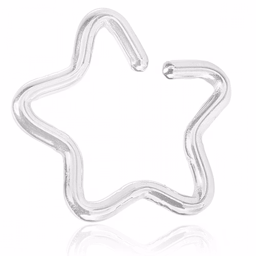 Fake piercing, stjärna till näsa / helix