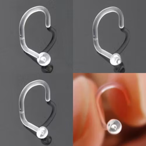 Retainer till näsa med böj