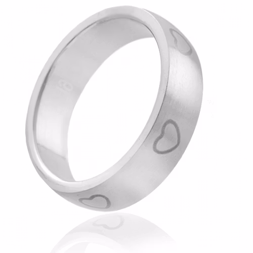 Ring med hjärtan 15,5mm