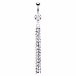 Navelpiercing med hänge