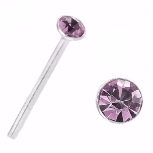 Nässmycke "Bend it yourself" med lila ädelsten