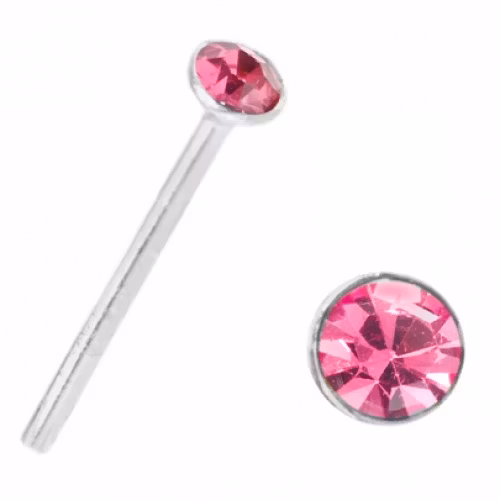 Nässmycke "Bend it yourself" med rosa ädelsten