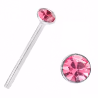 Nässmycke "Bend it yourself" med rosa ädelsten