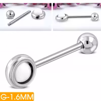 Tungpiercing med roterande boll