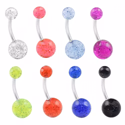 Navelsmycke Glittrig