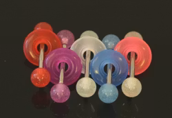 Tungpiercing med donut