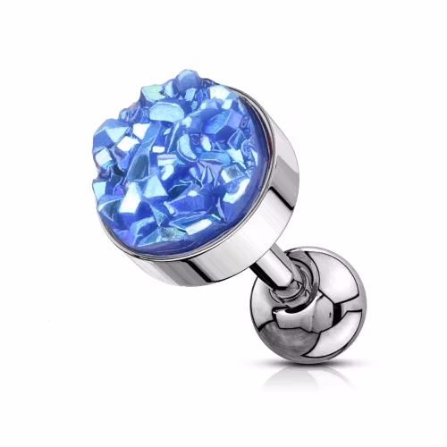 Tragus med druzy sten