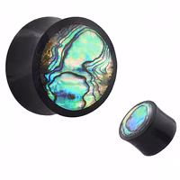 Tiki horn och abalone