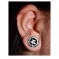 Svart tunnel med CZ stjärna