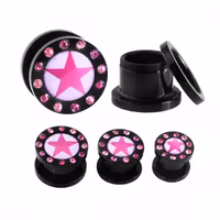 Plugg med stjärna och ädelstenar