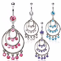 Navelpiercing stone circle