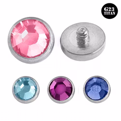 3mm dermal anchor topp med cz