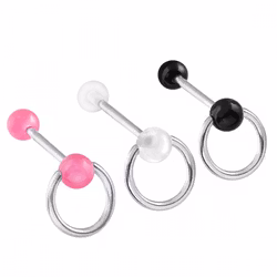 Tungpiercing med slavering