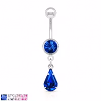 Navelpiercing med droppe