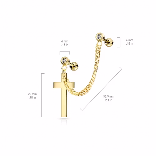 Dubbel helix med kors