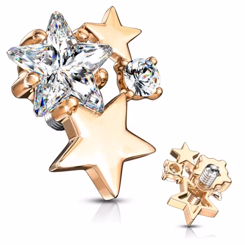 Dermaltopp med stjärnor