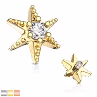 Dermal topp med stjärna