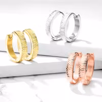 Örhängen med ringar