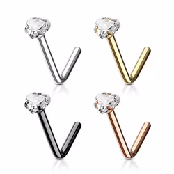 Böjd nässtav med ädelstens hjärta