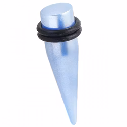 Blå pärl taper 4mm