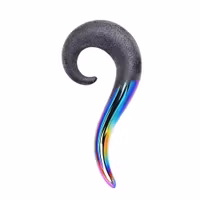 Taper två tonad med regnbågsmönster