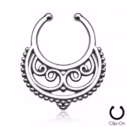 Fake septum med ornament