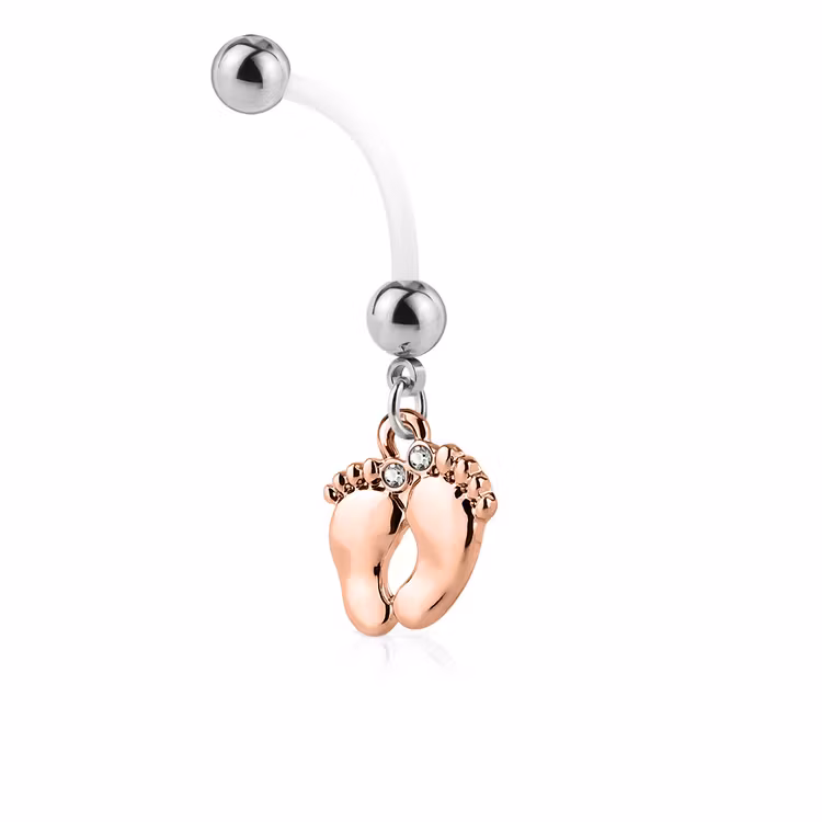 Gravidpiercing babyfoot
