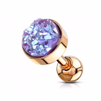 Tragus med druzy sten