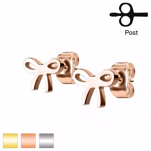 Örhängen med rosett