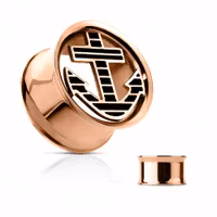 Tunnel i roséguld med ankare